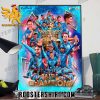 Congratulations Mumbai Indians WPL Champions 2023 Poster Canvas