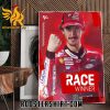Congratulations Pecco Bagnaia Wins The Spanish GP 2023 MotoGP Poster Canvas