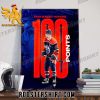 Congratulations Ryan Nugent Hopkins is a 100 point man Poster Canvas