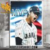 Congratulations Shohei Ohtani is your 2023 WBC MVP Poster Canvas