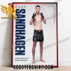Cory Sandhagen Winner By Decision UFC San Antonio Poster Canvas