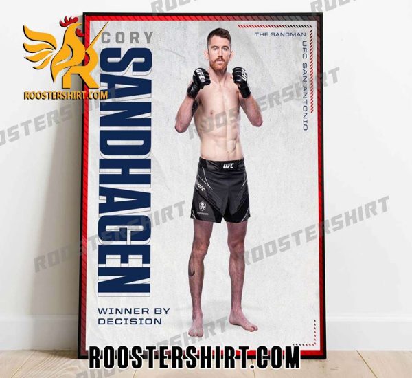 Cory Sandhagen Winner By Decision UFC San Antonio Poster Canvas