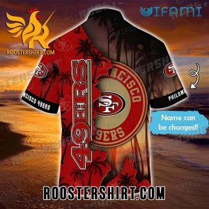 Custom Name And Number Go Niners San Francisco 49ers Hawaiian Shirt
