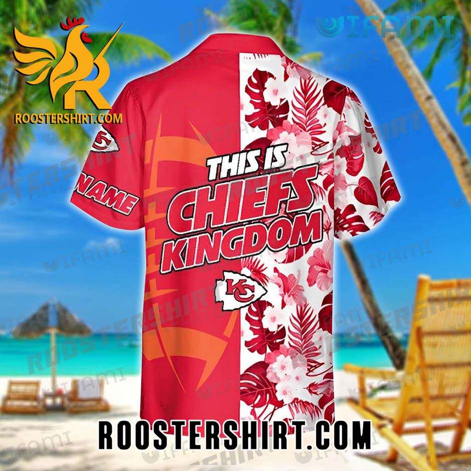 Custom Name This Is Chiefs Kingdom Kansas City Chiefs Hawaiian Shirt And Shorts