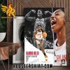 Diamond Miller FLIPPED THE SWITCH to lead Maryland to the Elite Eight Poster Canvas