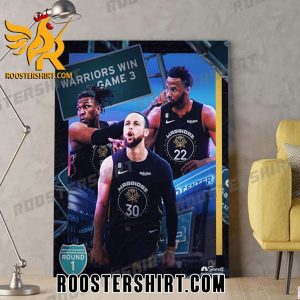 Dub Nation Warriors Win Game 3 Poster Canvas