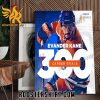 Evander Kane 300 Career Goals NHL Poster Canvas