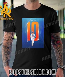 First To 10 Hr Pete Alonso New York Mets MLB T-Shirt