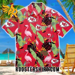 Flamingo Banana Leaf Kansas City Chiefs Hawaiian Shirt