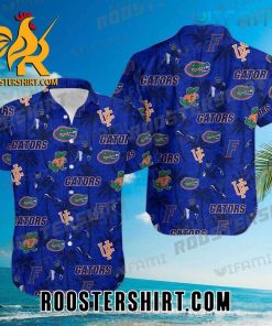 Florida Gators Hawaiian Shirt Mascot Football Player Coconut Gift For Gators Fans