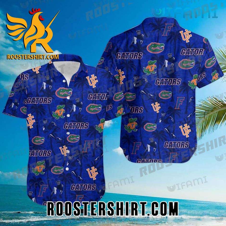 Florida Gators Hawaiian Shirt Mascot Football Player Coconut Gift For Gators Fans