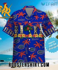 Florida Gators Hawaiian Shirt Mascot Tiki Mask Coconut Gift For Gators Fans