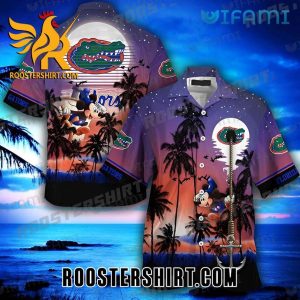 Florida Gators Hawaiian Shirt Mickey Anchor Gift For Gators Fans