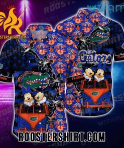 Florida Gators Hawaiian Shirt Mickey Minnie Car Gift For Gators Fans