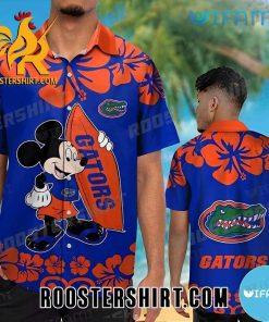 Florida Gators Hawaiian Shirt Mickey Surfboard Gift For Gators Fans
