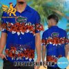 Florida Gators Hawaiian Shirt Orange Hibiscus Tropical Leaf Gift For Gators Fans