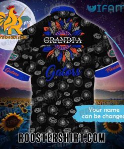 Florida Gators Hawaiian Shirt Sunflower Usa Flag Custom Gift For Gators Fans