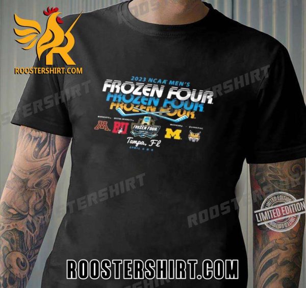 Four Teams Matchup 2023 Mens Frozen Four New Design T-Shirt