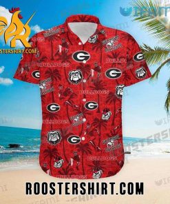 Georgia Bulldogs Hawaiian Shirt Tropical Coconut Gift For Georgia Fans