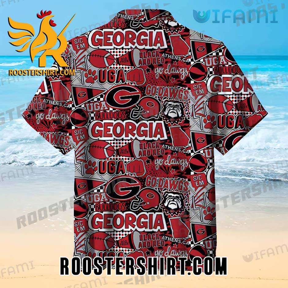 Georgia Bulldogs Hawaiian Shirt Uga Accessories Gift For Georgia Fans