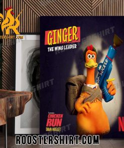 Ginger The Wing Leader Chicken Run Dawn Of The Nugget Poster Canvas