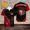 Hawaiian Shirt Red And Black San Francisco 49ers Gift For Fans