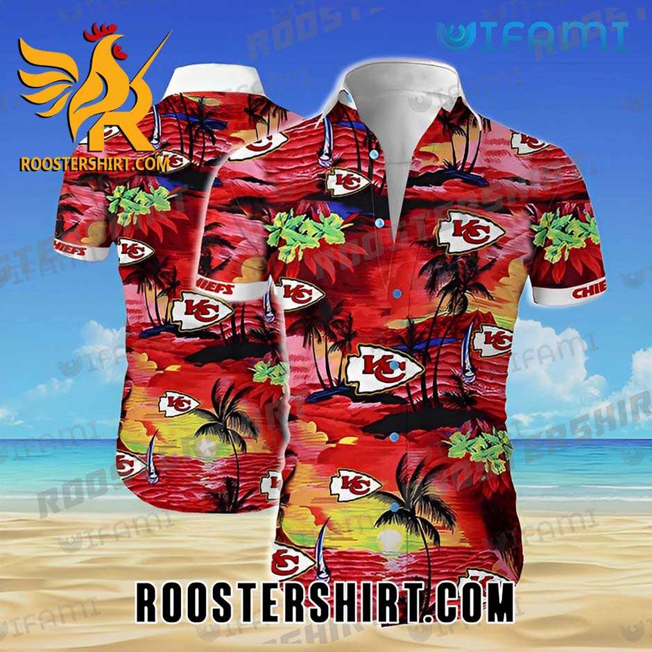 Hello Summer Beach Kansas City Chiefs Hawaiian Shirt
