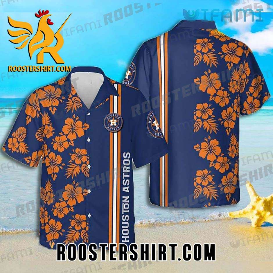 Hibiscus Pattern Houston Astros Hawaiian Shirt