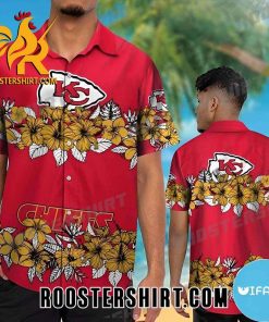 Hibiscus Yellow Tropical Kansas City Chiefs Hawaiian Shirt