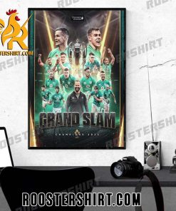 Irish Rugby Grand Slams Champions 2023 Poster Canvas