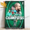 Irish Rugby take home the 2023 Six Nations title Poster Canvas