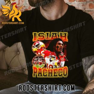Isiah Pacheco Wearing Super Bowl Champ Parade T-Shirt