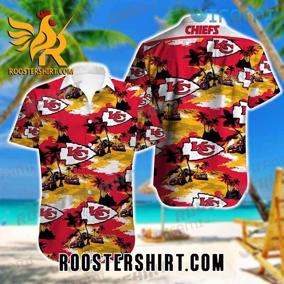 Island Car Coconut Tree Kansas City Chiefs Hawaiian Shirt