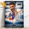 Jamal Murray 10th In 6871 Points In Franchise History Denver Nuggets Signature Poster Canvas