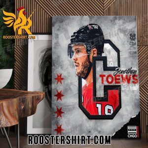 Jonathan Toews 1204th and final game as a Blackhawk Poster Canvas
