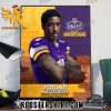 Jordan Addison Minnesota Vikings Draft 2023 Poster Canvas