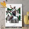 Jrue Holiday 6th Buck To Score 50 Points In Franchise History Poster Canvas