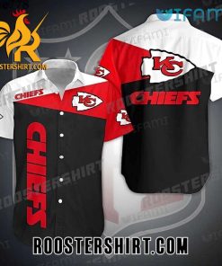 KC Chiefs Red Black White Kansas City Chiefs Hawaiian Shirt And Shorts