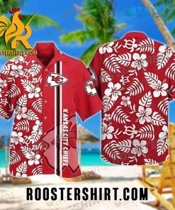 KC Chiefs Turtle Hibiscus Palm Leaf Kansas City Chiefs Hawaiian Shirt
