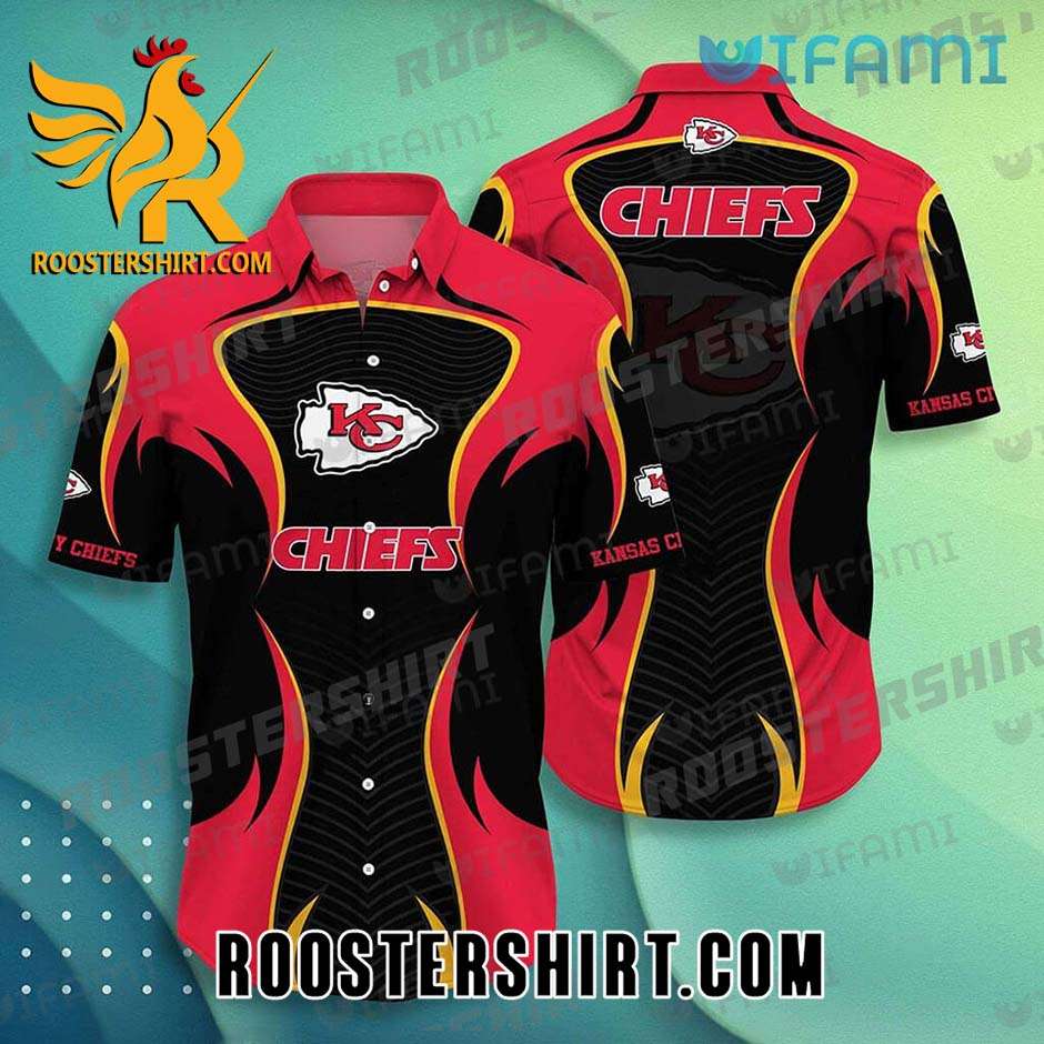 Kansas City Chiefs Hawaiian Shirt And Shorts Armor Design New