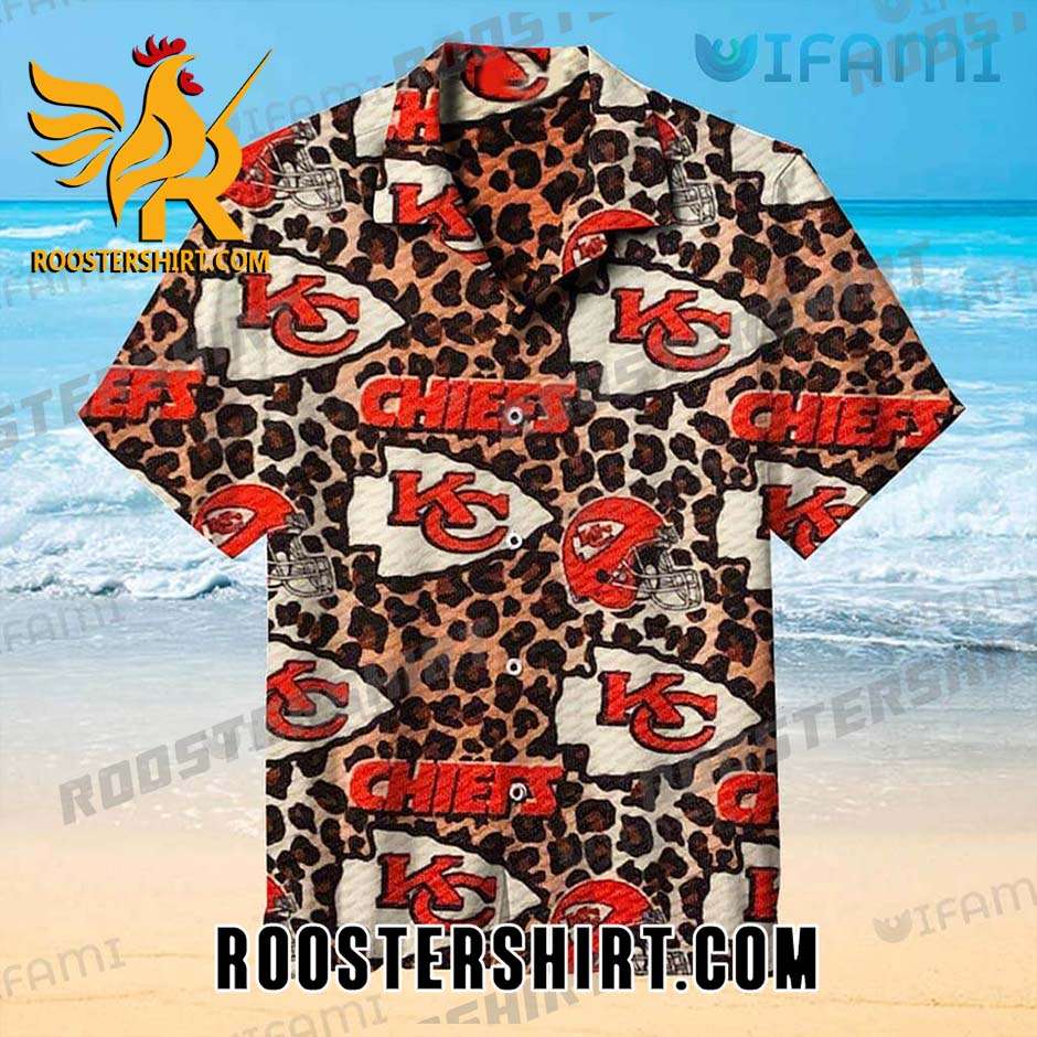 Kansas City Chiefs Hawaiian Shirt Leopard Style