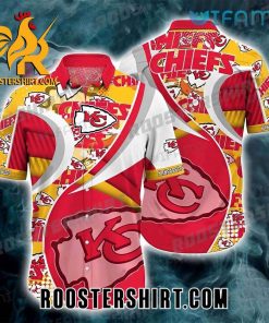 Kansas City Chiefs Hawaiian Shirt Logo Pattern Chiefs Gift For Best Friends