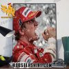 Kimi Raikkonen is still Ferrari ast world champion Poster Canvas