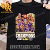 LSU Tigers Womens Basketball Team 2023 National Champions New Design T-Shirt