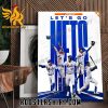 Lets Go New York Mets Opening Day 2023 MLB Poster Canvas