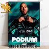 Lewis Hamilton Is On The Podium Mercedes AMG PETRONAS F1 Team Poster Canvas