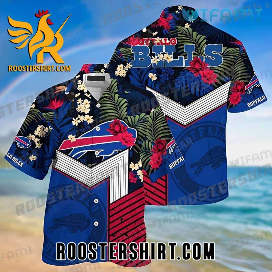 Limited Edition Buffalo Bills Hawaiian Shirt Tropical Flower Pattern For Bills Fans