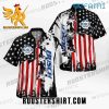 Limited Edition Busch Light Hawaiian Shirt American Flag For Beer Fans