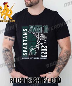 Michigan State Mens Basketball NCAA March Madness Sweet Sixteen 2023 Classic T-Shirt