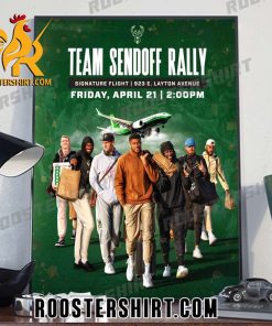 Milwaukee Bucks Team Sendoff Rally Poster Canvas